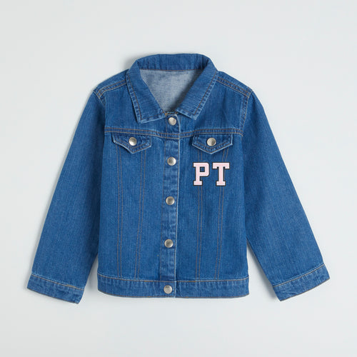 Alphabet Denim Jacket