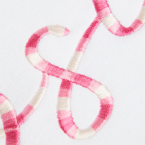 Embroidered Pink Multi Mix Hoodie