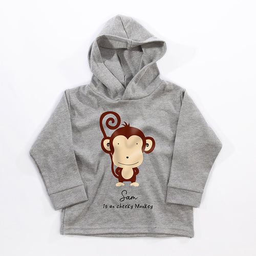 Personalised Cheeky Monkey Hoodie
