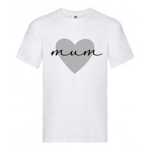 Personalised Heart Design T-shirt