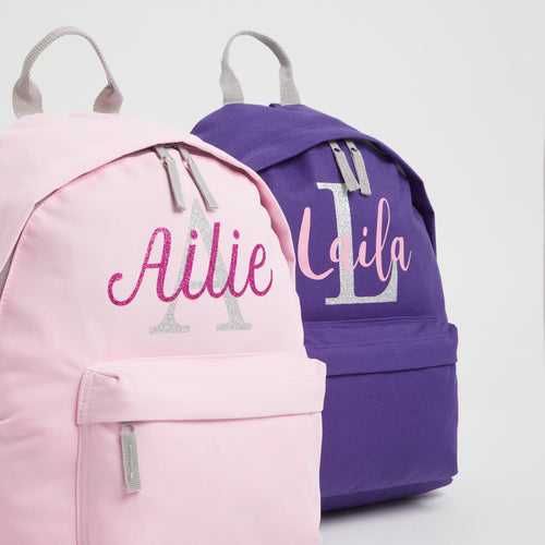 Personalised Letter Backpack