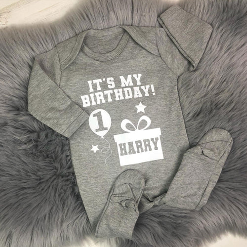 Birthday Balloon Babygrow