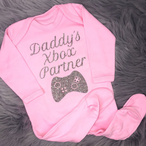 Personalised Gamer Design Babygrow