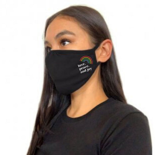 Love Peace Joy Face Mask