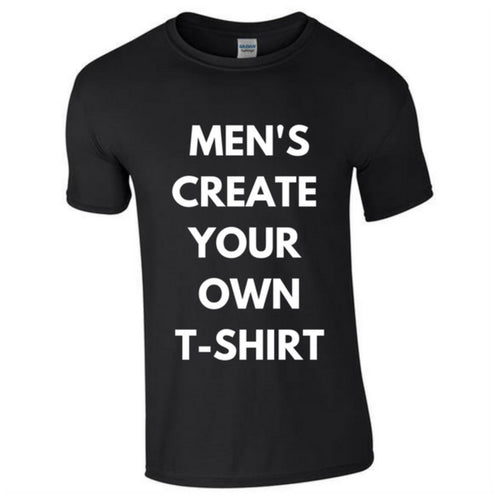 Mens Create Your Own T-shirt