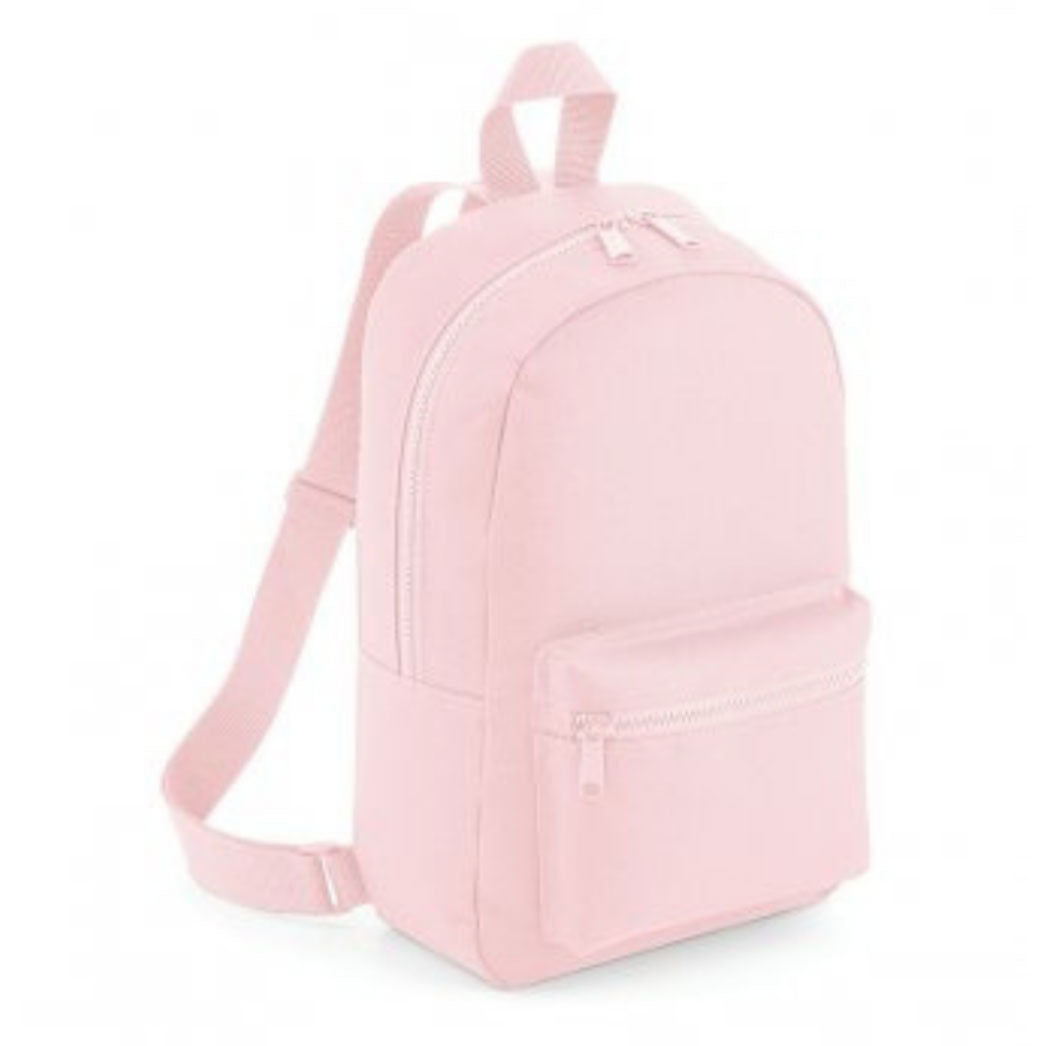 Personalised Mini Powder Pink Backpack Dollymix Boutique Dollymix Boutique Store