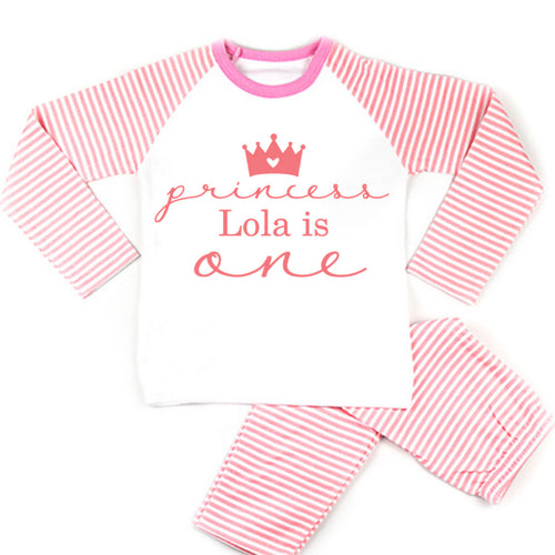 Personalised Princess Birthday Pyjamas