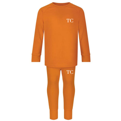 Personalised Printed Orange Lounge Set