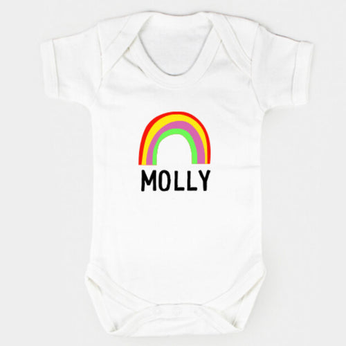 Personalised Rainbow Bodysuit