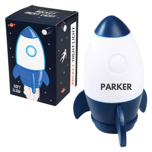 Personalised Rocket Night Light
