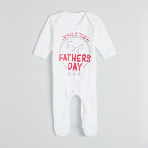 First Father's Day Babygrow