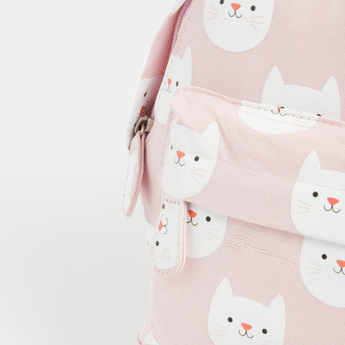 Embroidered Cat Backpack