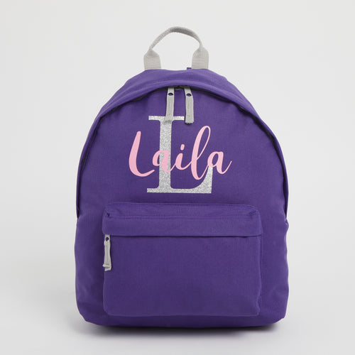 Personalised Letter Backpack