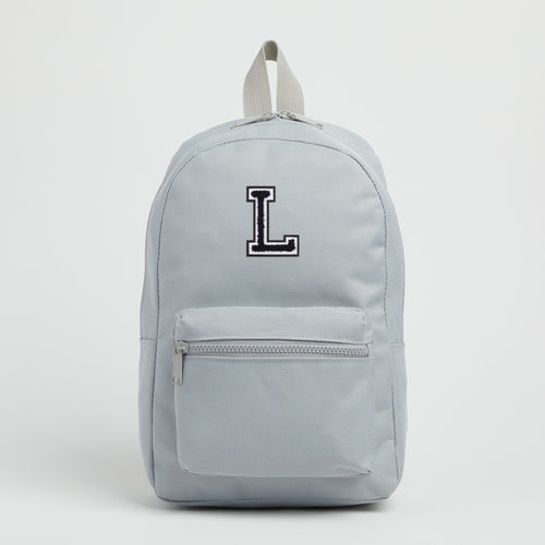 Alphabet Grey Backpack