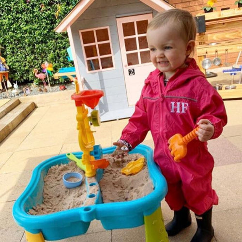 Embroidered Pink Puddle Suit