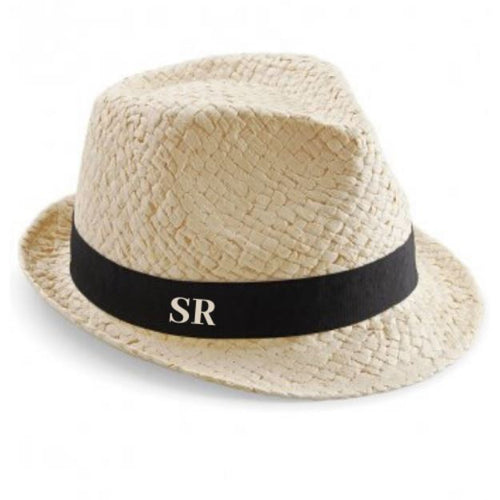 Embroidered Trilby Hat