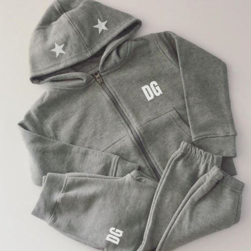 Grey Star Hooded Tracksuit