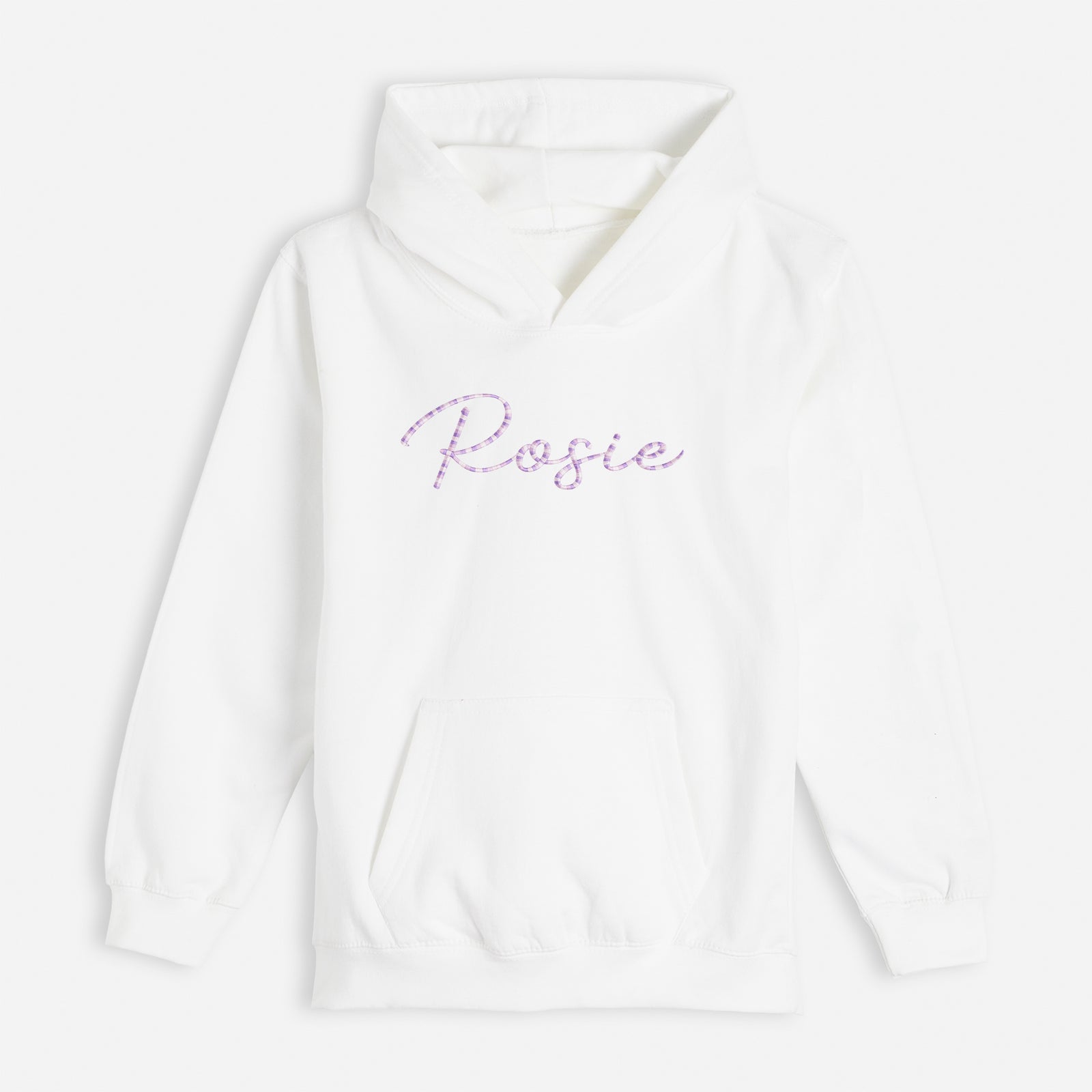 Embroidered Lilac Multi Mix Hoodie