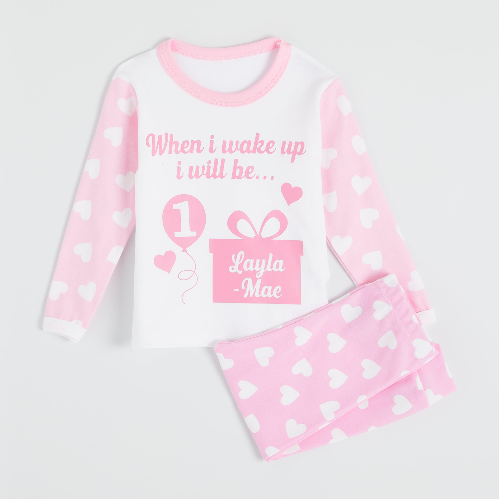 Pink Birthday Balloon Pyjamas