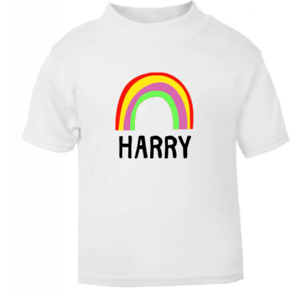 Personalised Rainbow T-shirt