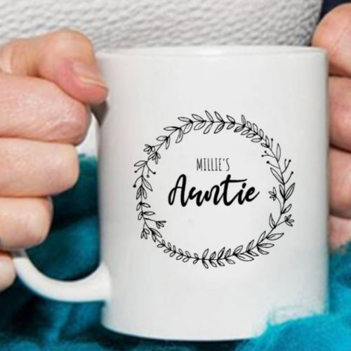Personalised Auntie Mug