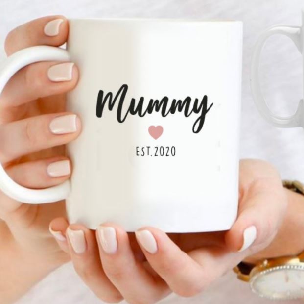Personalised Mummy Est. Mug