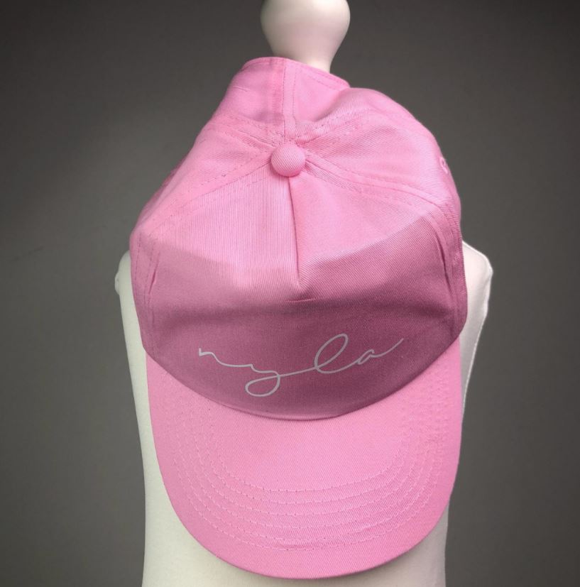 Personalised Pink Cap