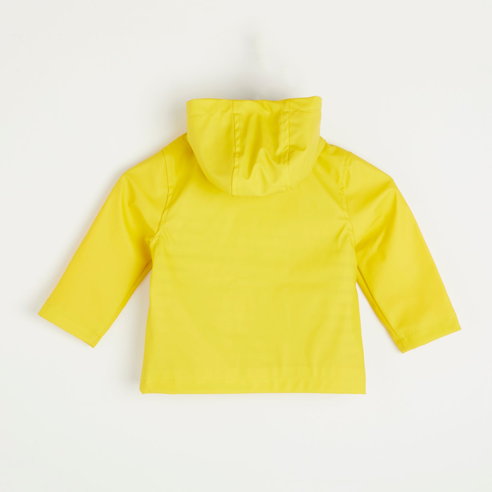 Embroidered Yellow Rain Jacket
