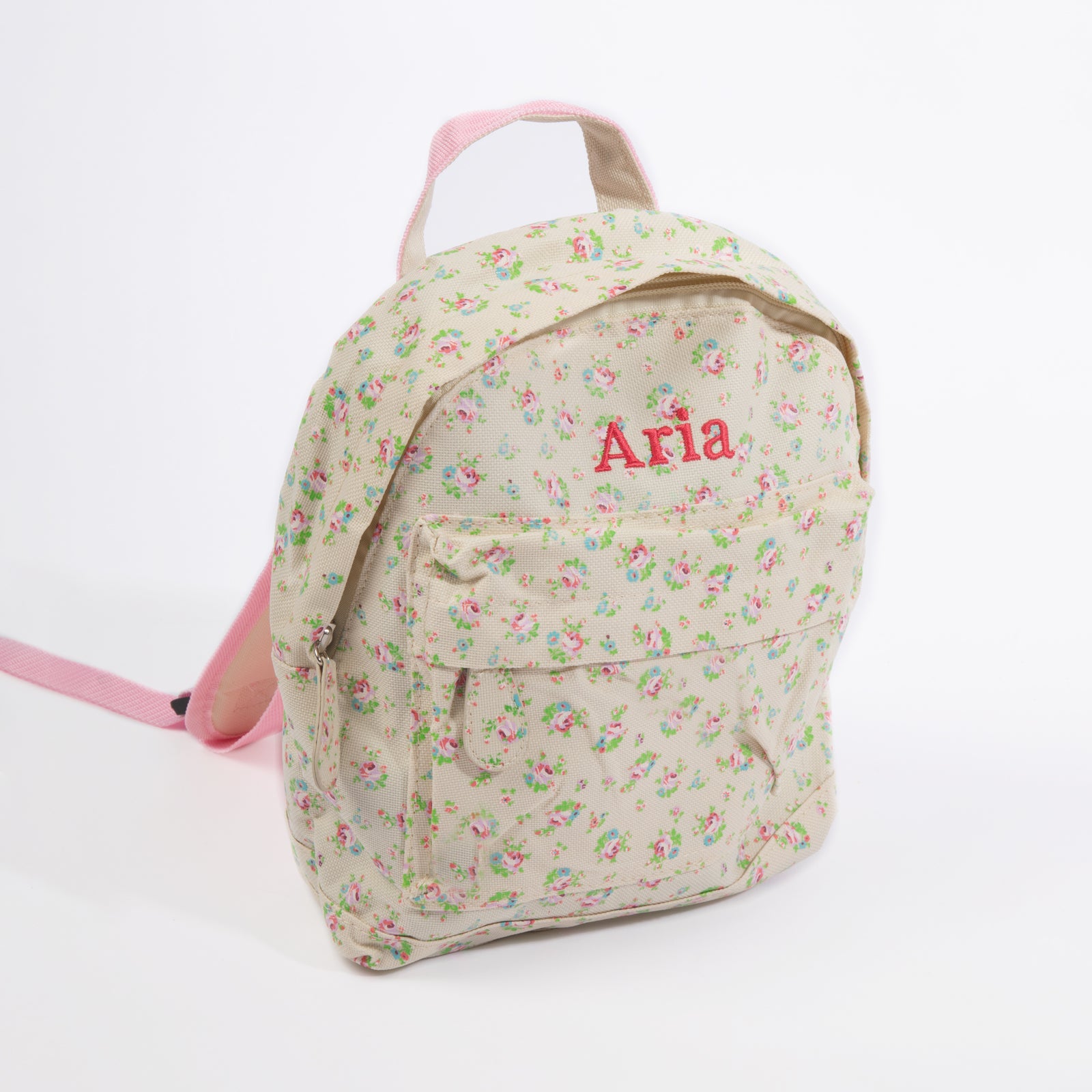 Embroidered Mini Floral Backpack