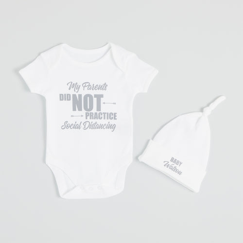 Parents Did Not Practice Social Distancing Announcent Bodysuit