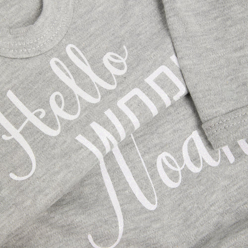 Grey Hello World Gift Set