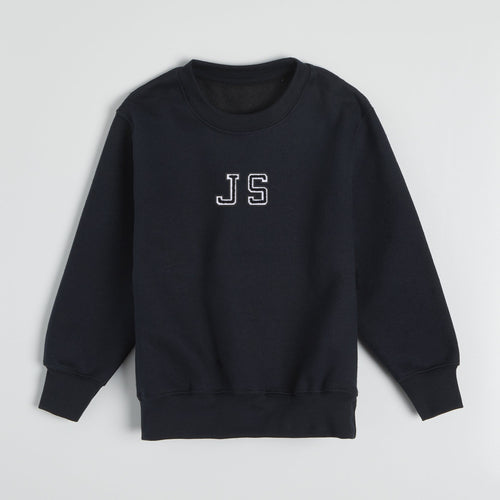 Alphabet Black Sweater