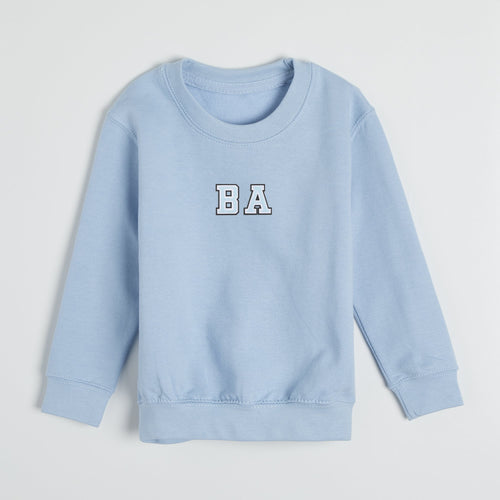 Alphabet Blue Sweater