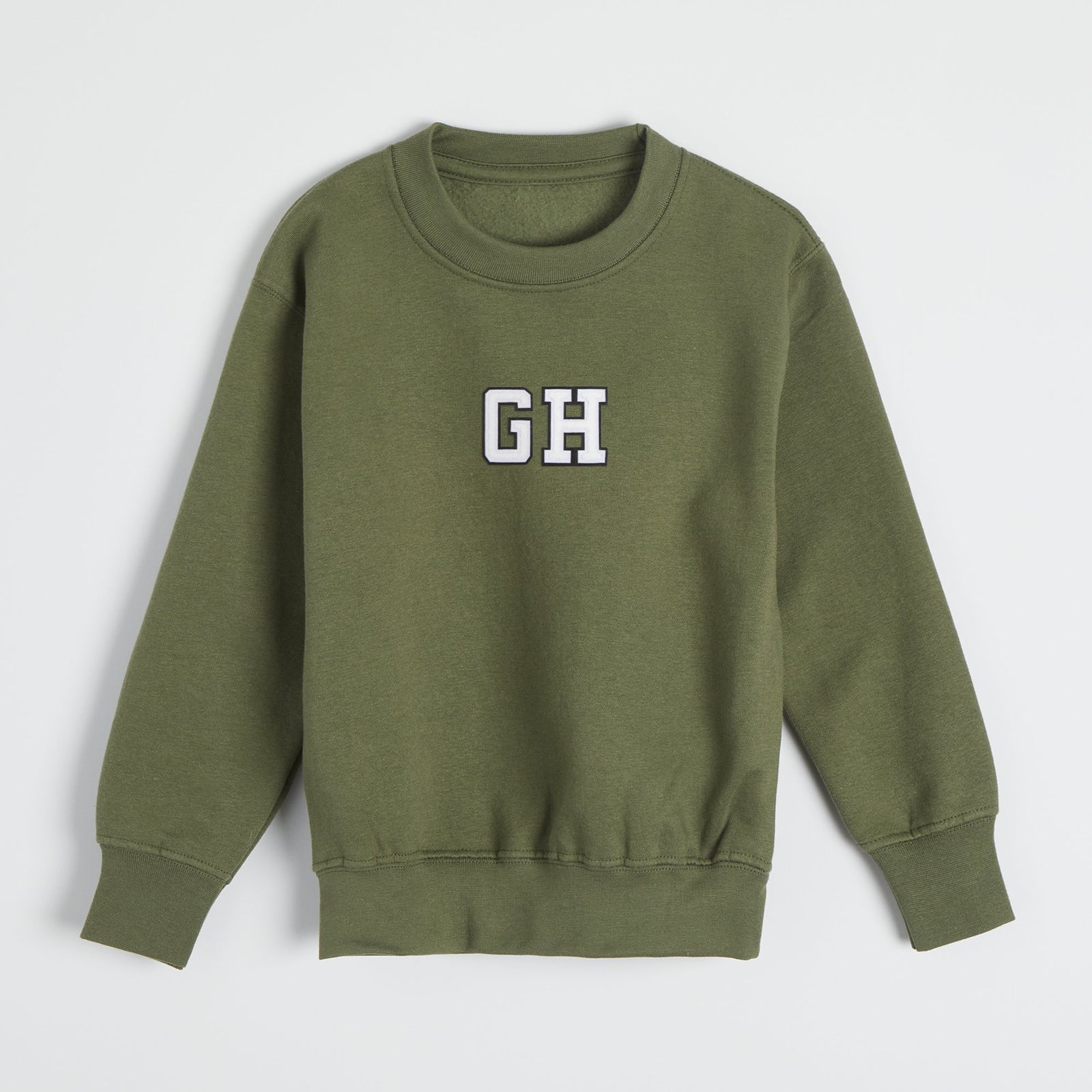 Alphabet Khaki Sweater