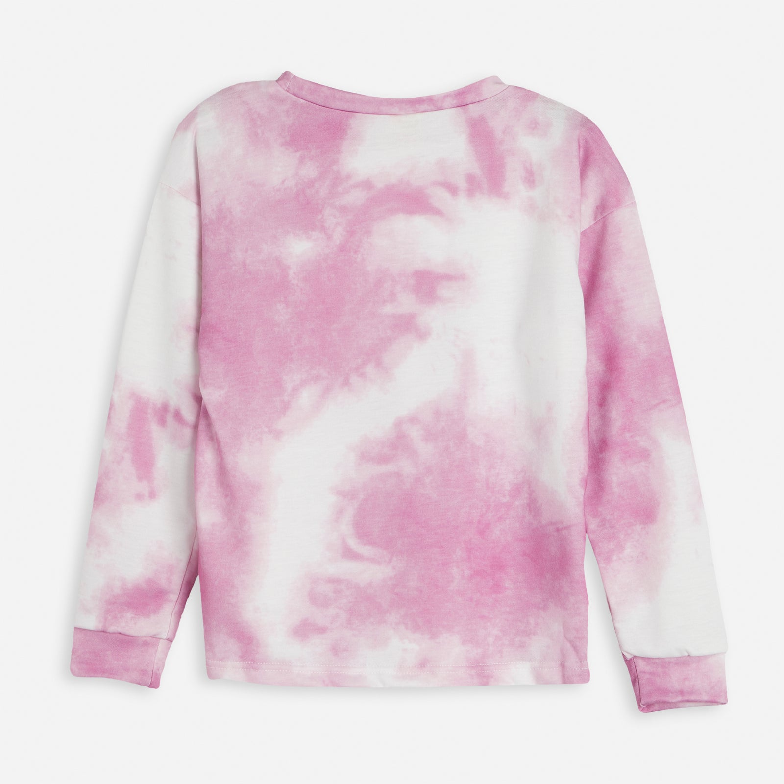 Embroidered Pink Tie Dye Lounge Set