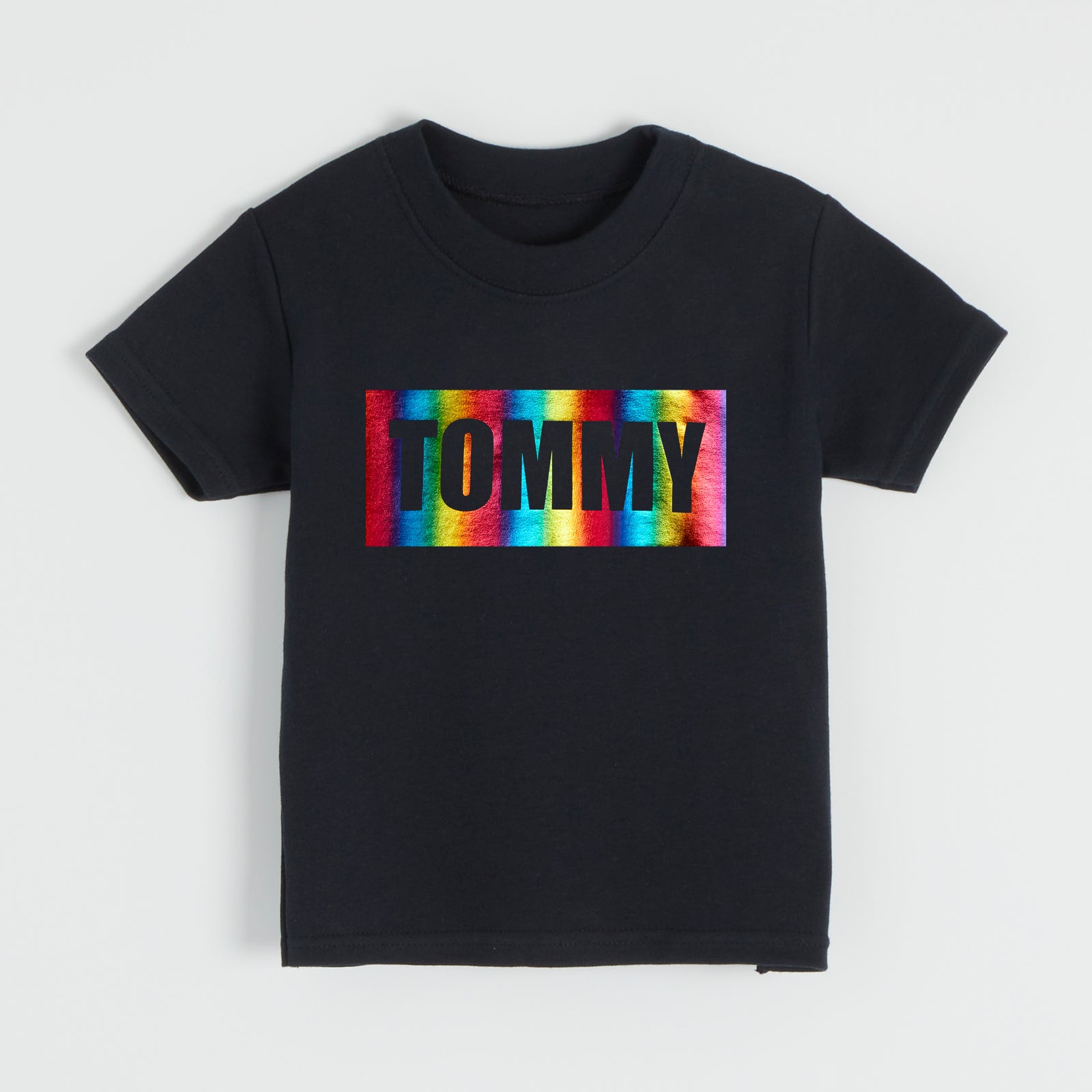 Personalised Rainbow Block T-Shirt