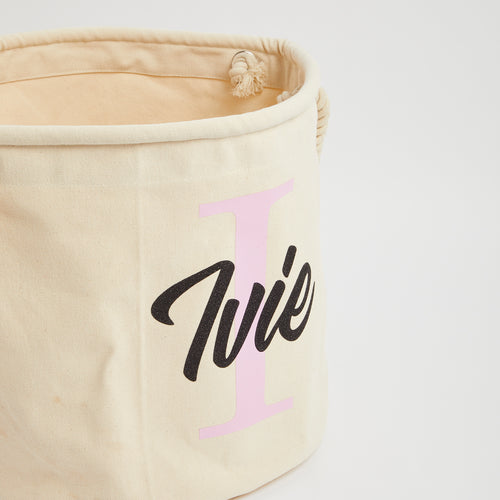 Personalised Initial Canvas Storage Tub