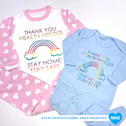 Thank You Health Heroes Babygrow