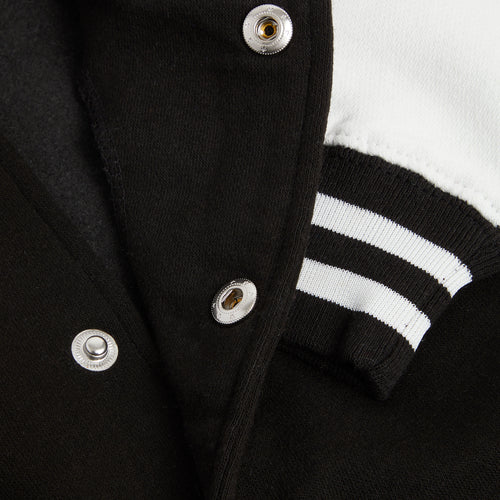 Alphabet Black Varsity Jacket