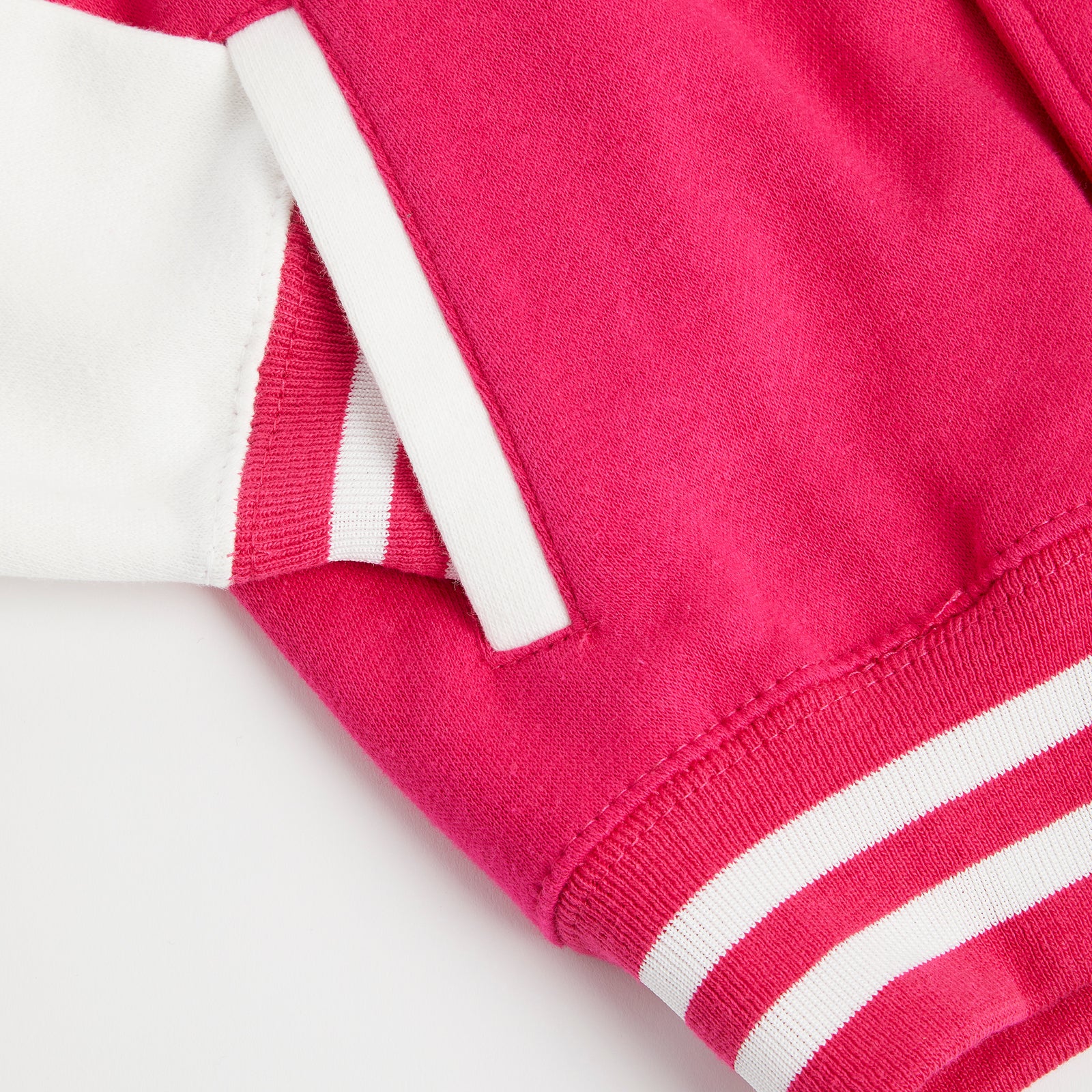 Alphabet Pink Varsity Jacket