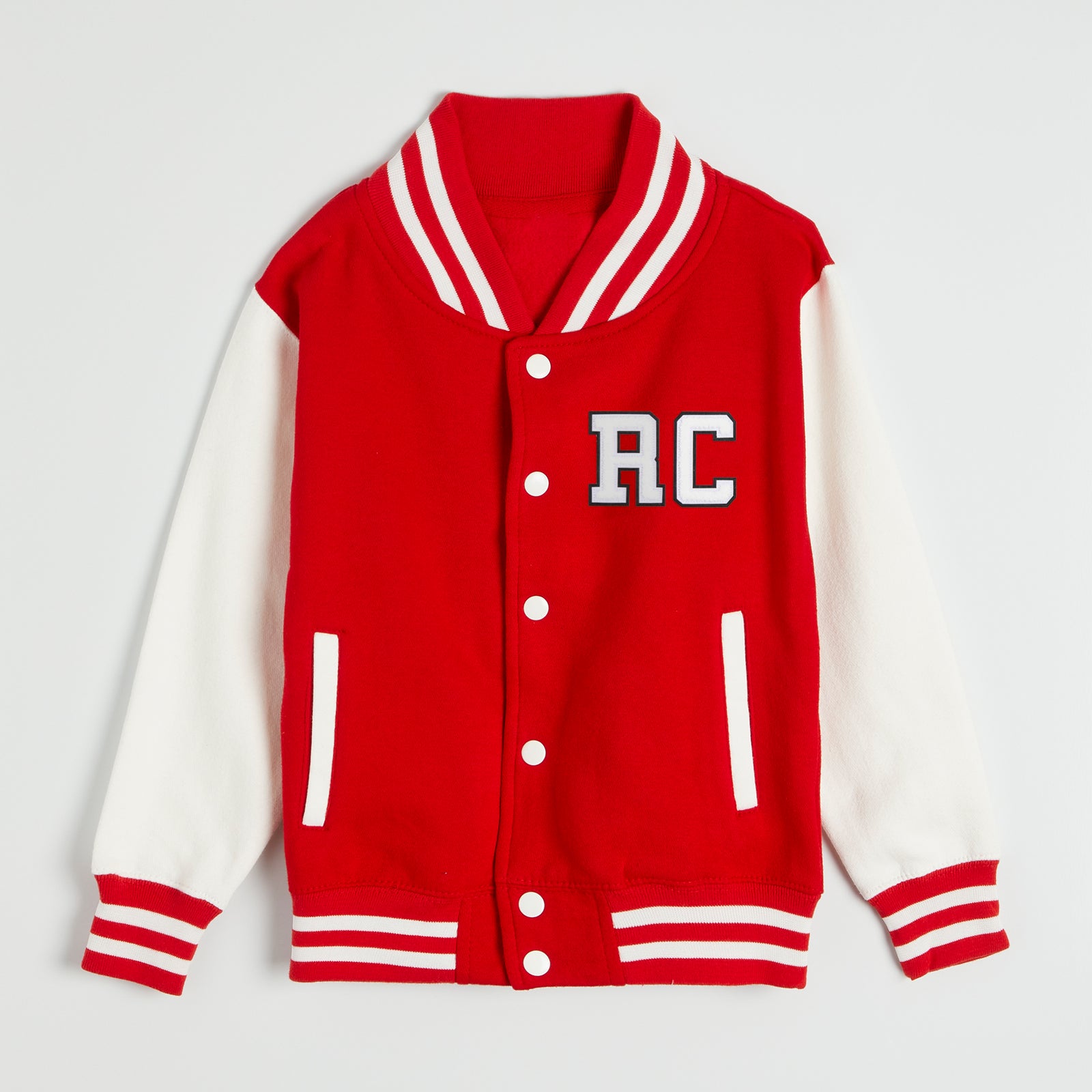 Alphabet Red Varsity Jacket