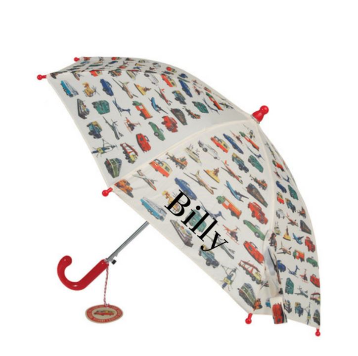 Personalised Vintage Transport Umbrella