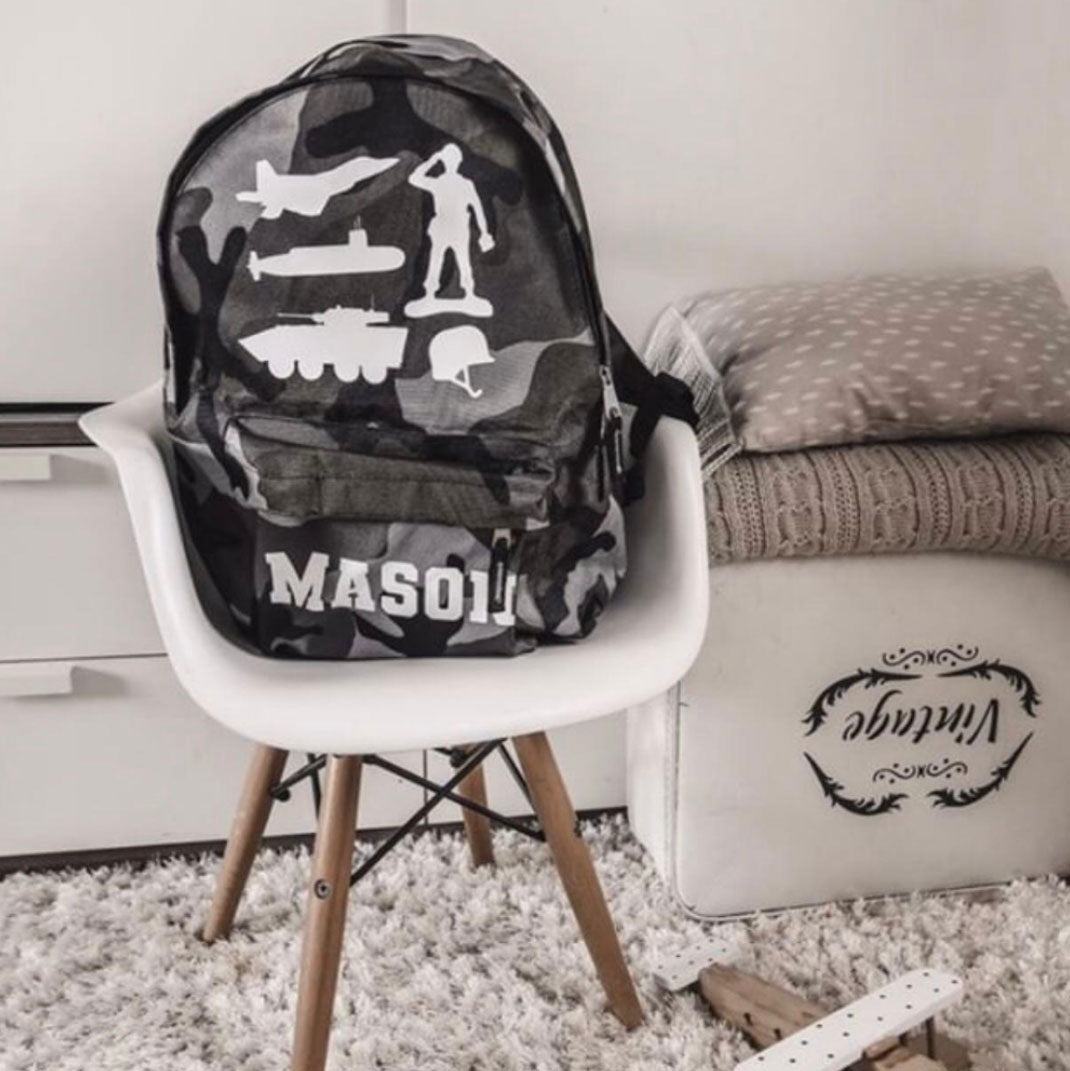 Personalised Army Backpack