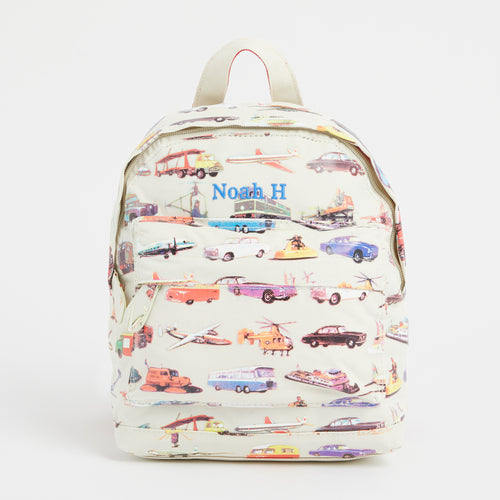 Embroidered Mini Vintage Transport Backpack