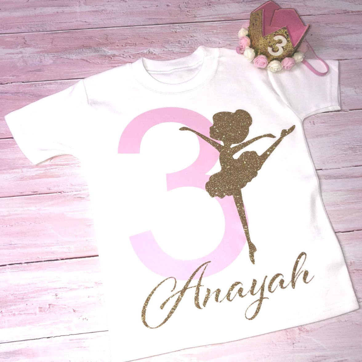 Personalised Ballerina T-shirt