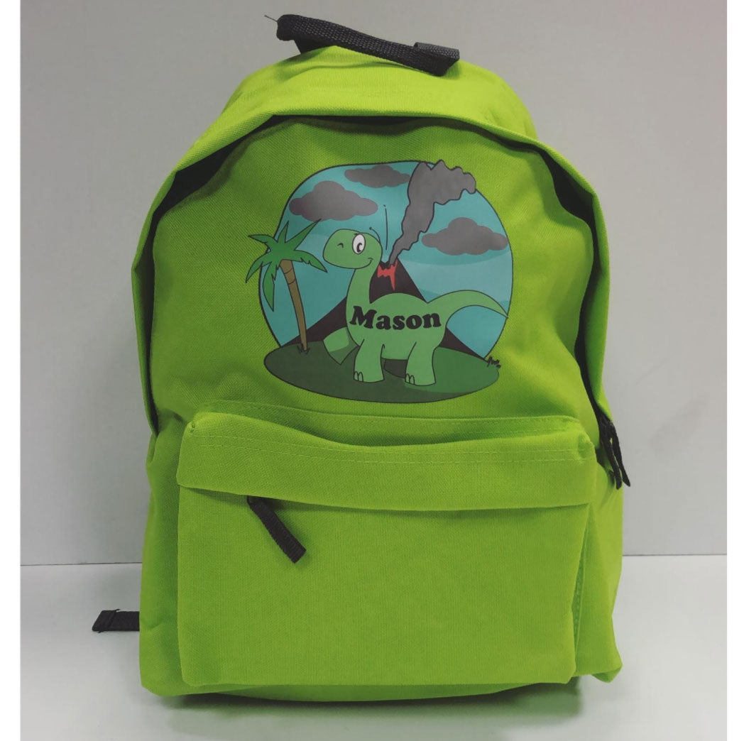 Personalised Dino Backpack