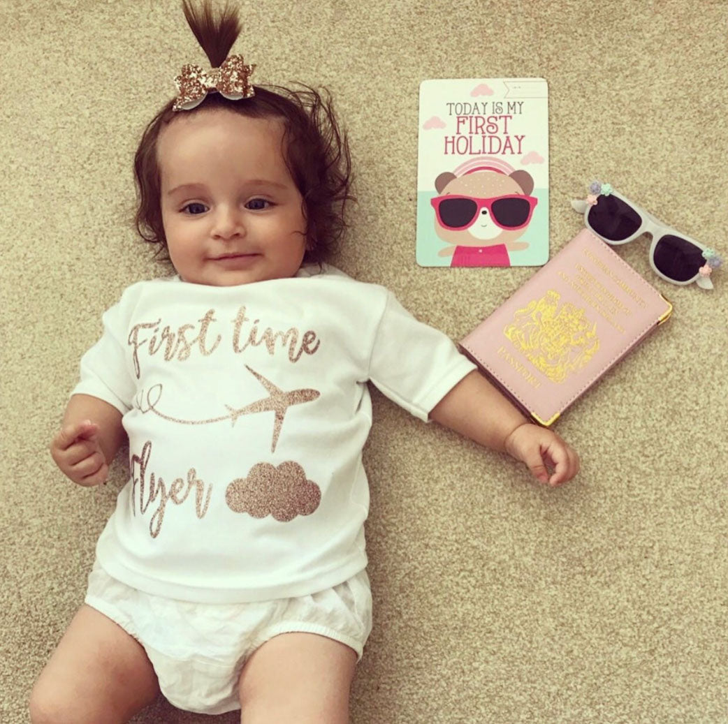 Personalised First Time Flyer Bodysuit