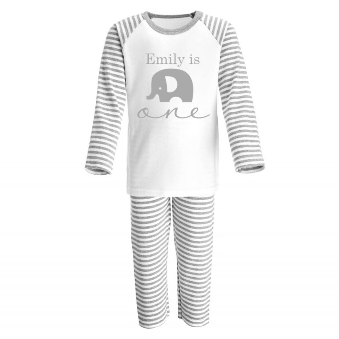 Personalised Elephant Birthday Pyjamas