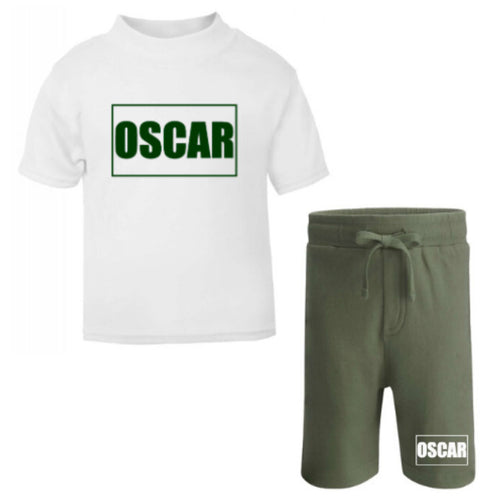 Khaki & White Box Summer Set