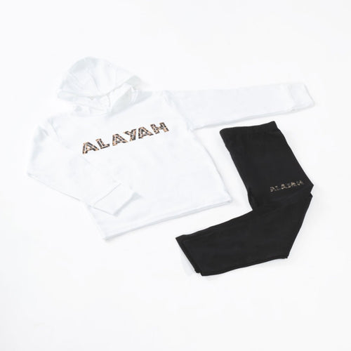 Leopard Hooded Lounge Set